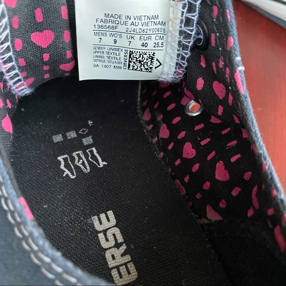 Converse men’s lace up sneakers size 7 - Picture 6 of 6